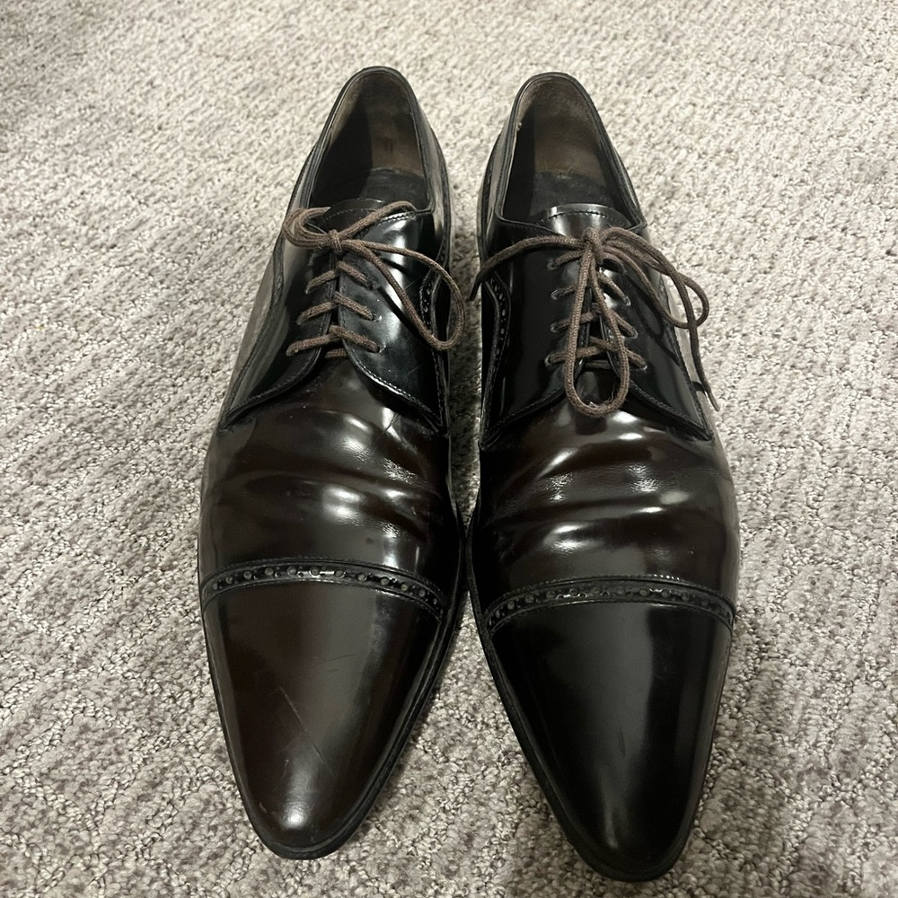 Dolce & Gabbana brown & black dress shoes